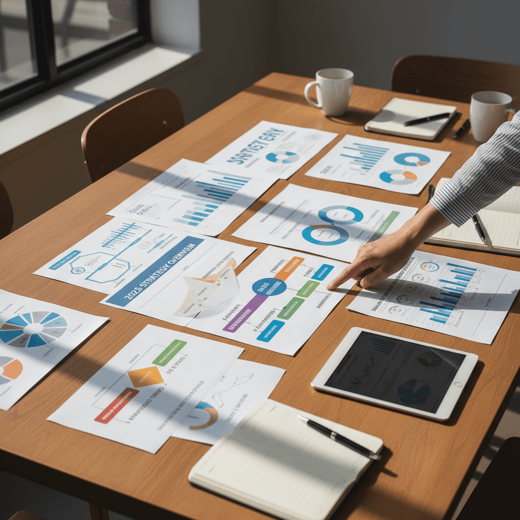 Strategic planning session materials