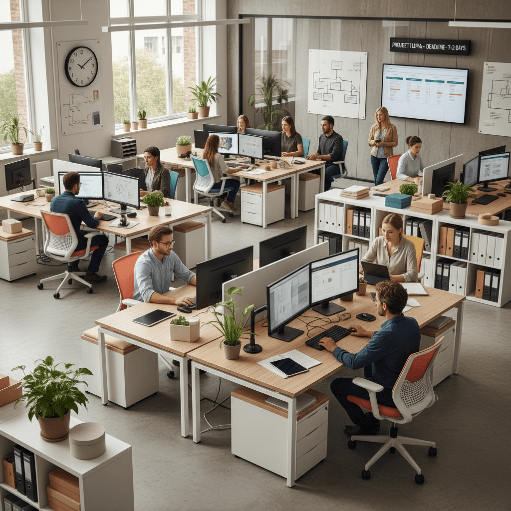 Optimized team workflow environment
